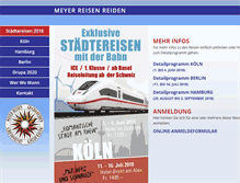Tablet Screenshot of meyer-reisen.ch